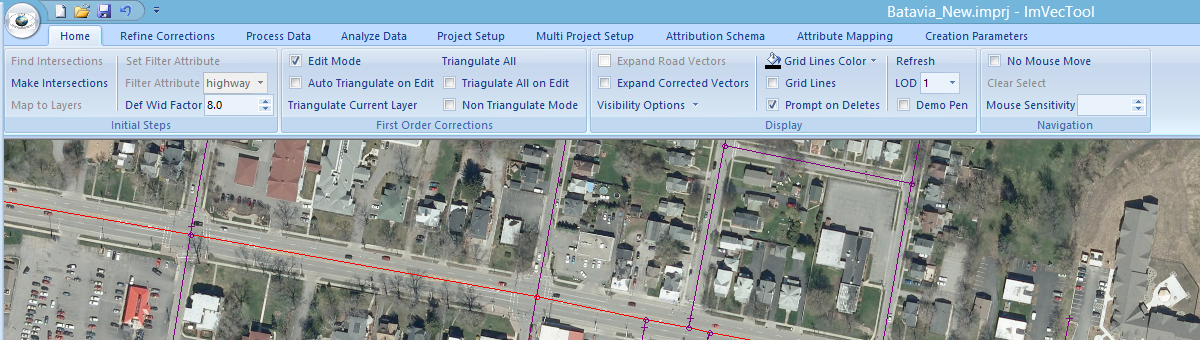 Semi Automated Vector Conflation Software